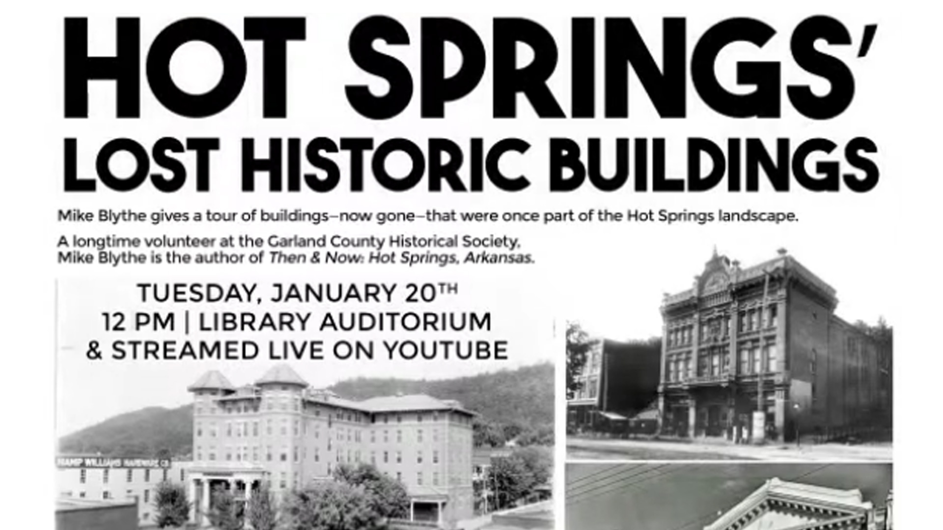 Hot Springs’ Lost Historic Buildings