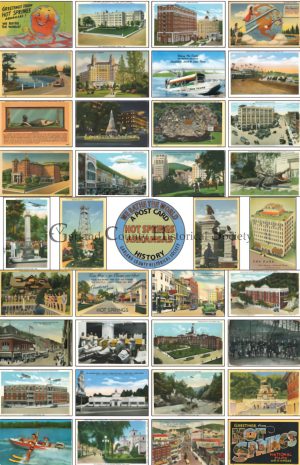 Hot Springs Postcard Poster